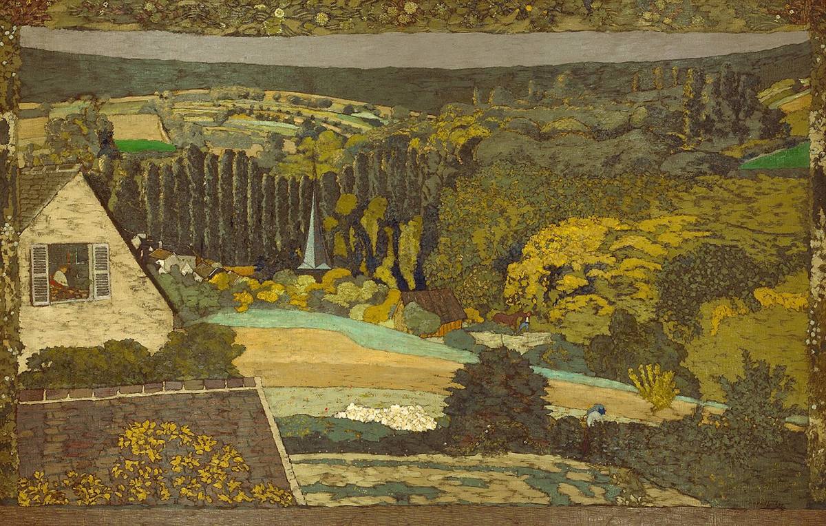 Landscape: Window Overlooking the Woods by Édouard Jean Vuillard