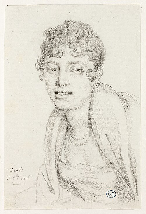 Bust of Angelique Mongez by Jacques Louis David