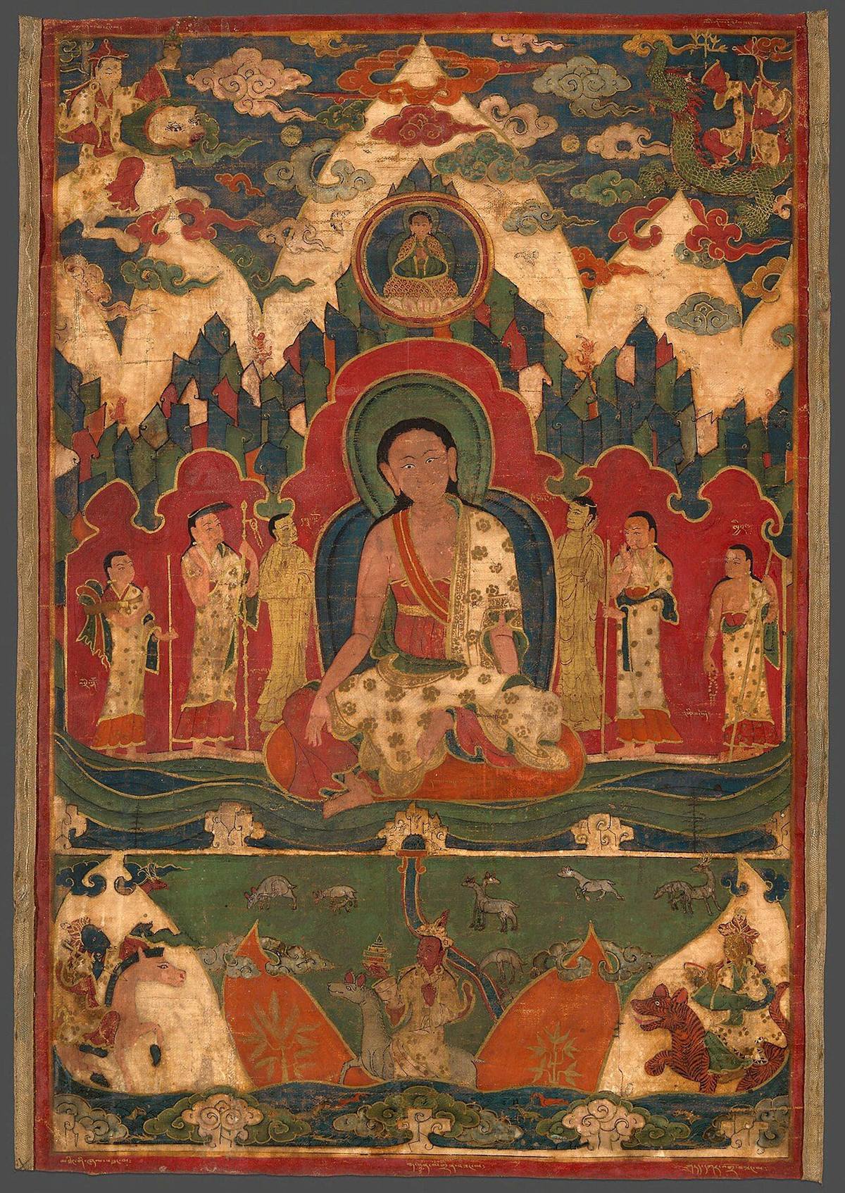 Milarepa on Mount Kailash by Unknown artist