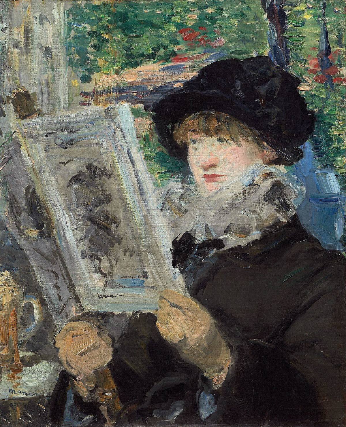 Woman Reading by Édouard Manet
