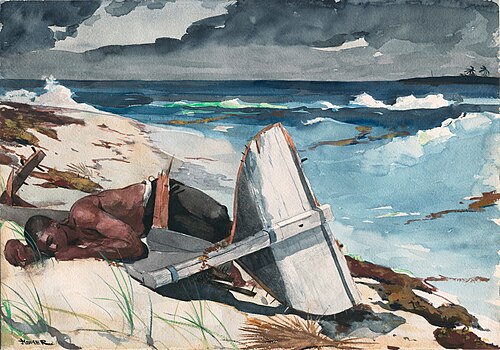 After the Hurricane, Bahamas by Winslow Homer