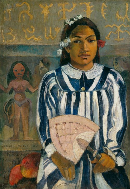 Merahi metua no Tehamana (Tehamana Has Many Parents or The Ancestors of Tehamana) by Paul Gauguin