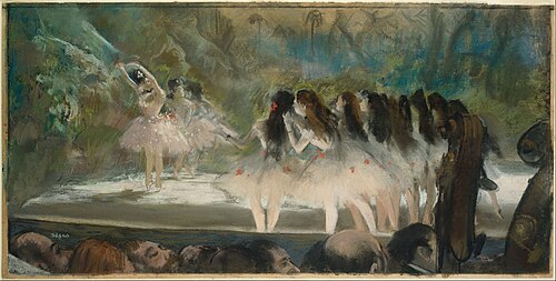 Ballet at the Paris Opéra by Hilaire Germain Edgar Degas