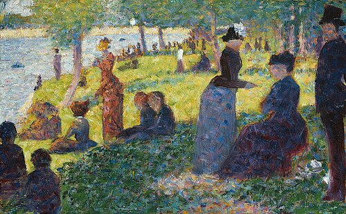 Oil Sketch for "A Sunday on La Grande Jatte — 1884" by Georges Seurat