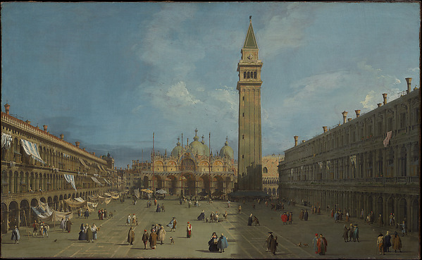 Piazza San Marco by Canaletto (Giovanni Antonio Canal)