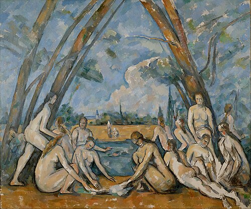 The Bathers by Paul Cézanne