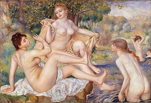 Les Grandes Baigneuses by Pierre-Auguste Renoir