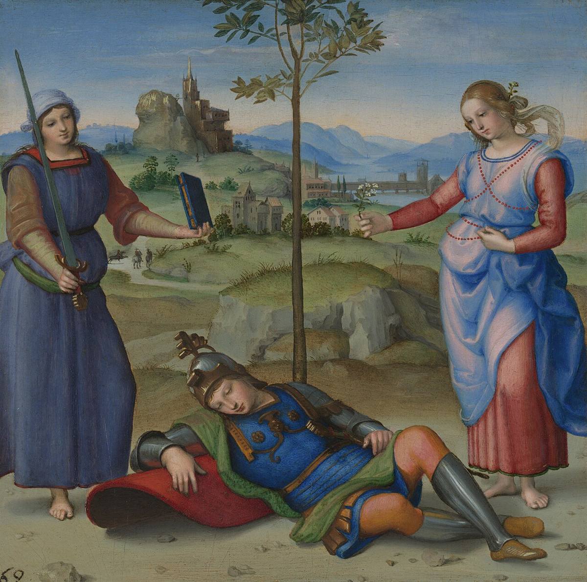 Vision of a Knight by Raphael