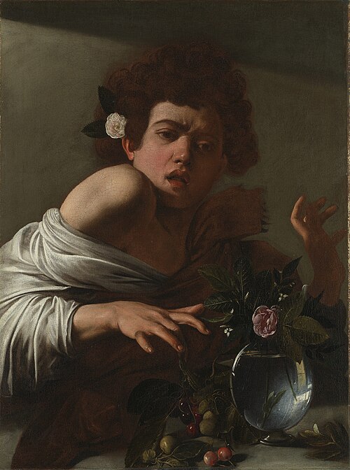 Boy Bitten by a Lizard by Caravaggio