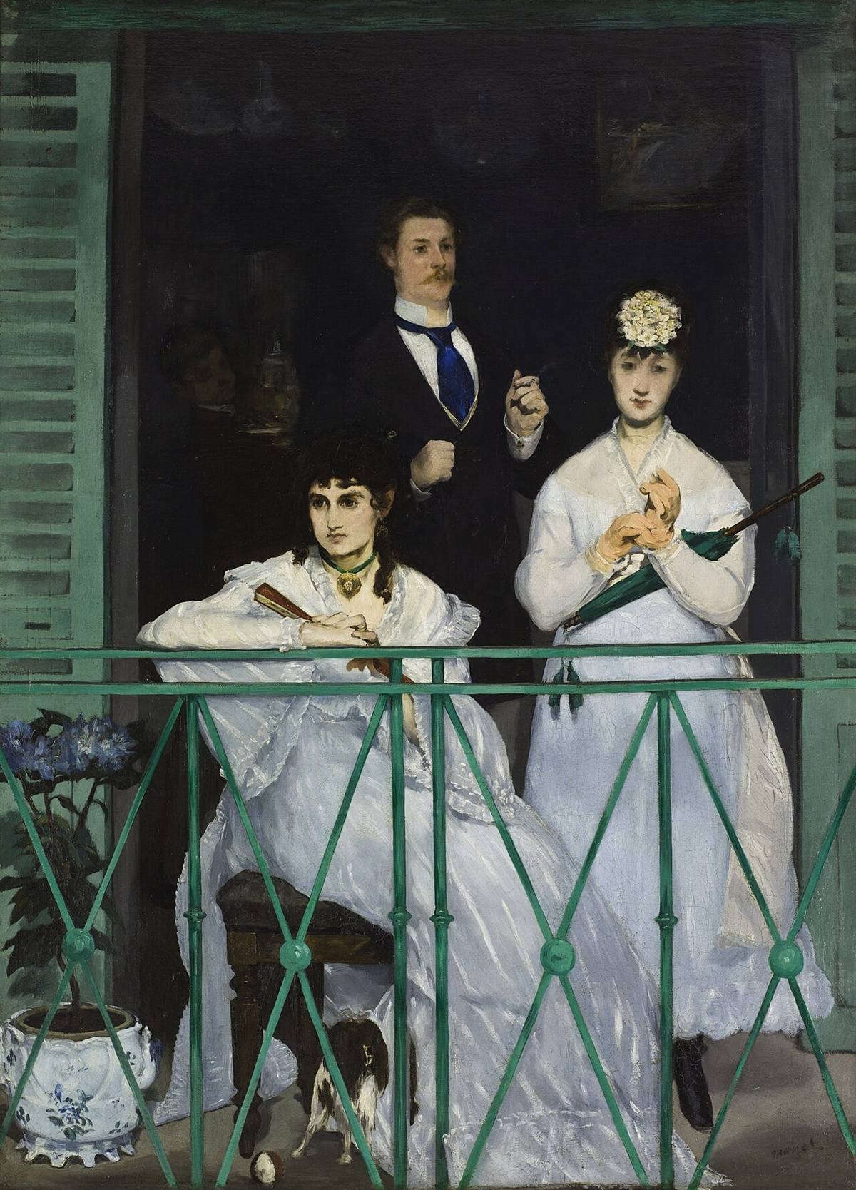 The Balcony by Édouard Manet